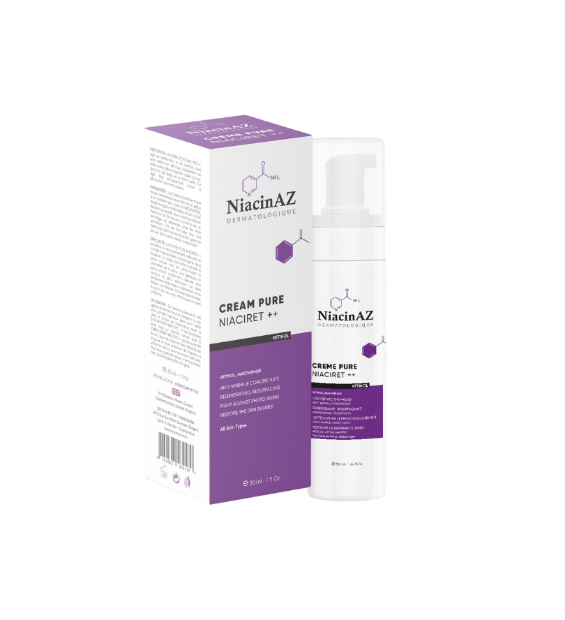 Crème visage anti-âge NiacinAZ NiaciRet 50ml hydratante et régénérante