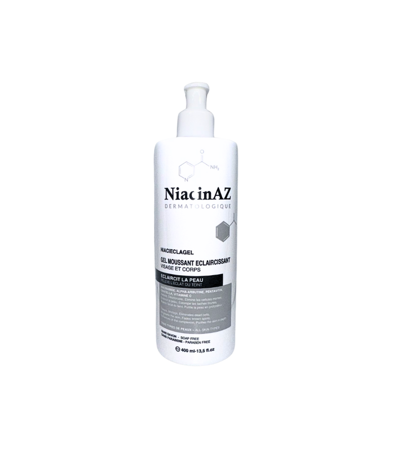 Niacieclagel gel moussant éclaircissant visage 400ml