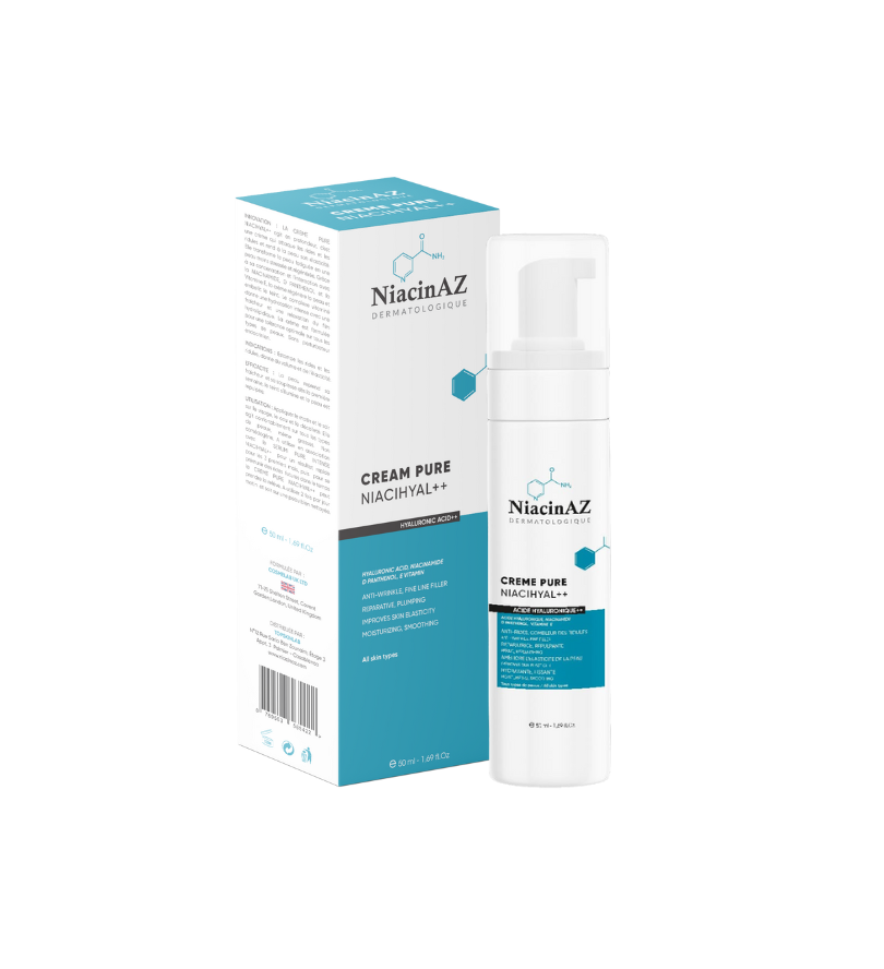 Crème visage NiacinAZ NiaciHyal ++ 50ml hydratante et repulpante